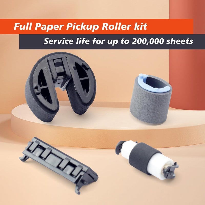 Mhrxusd Full Paper Pickup Roller Kit Compatible with HP Printer Models CP2025 CP1210 CP1215 CP1515 CP1525 CP1518 CM2320 M451DN M475 M476 - Image 2